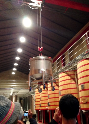 Encuentro_foreros_Rioja_2013_Marqués_Riscal_platillo_volante_despegando